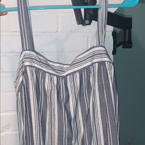 Cute Blue and White Striped Tank